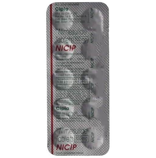 nicip 100 tablet 10's